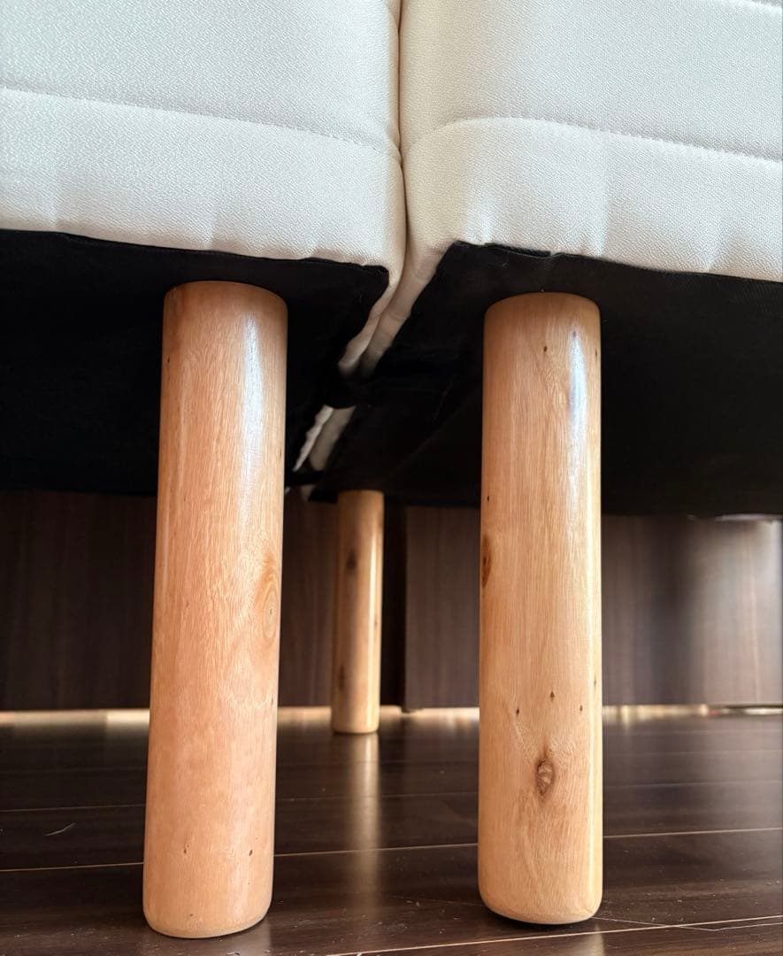 【送料込み】マットレスベッド 分割式 セミシングル ショート丈 脚30cm