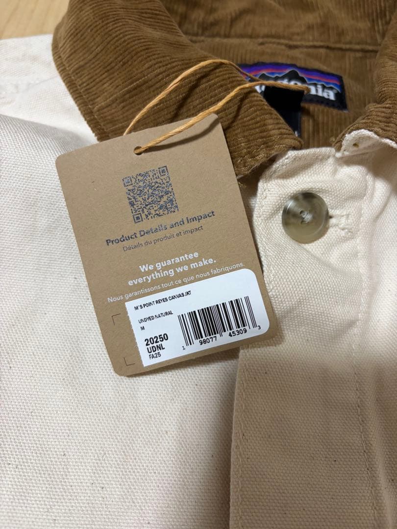 patagonia ポイント　レイズ　キャンバス　ジャケット