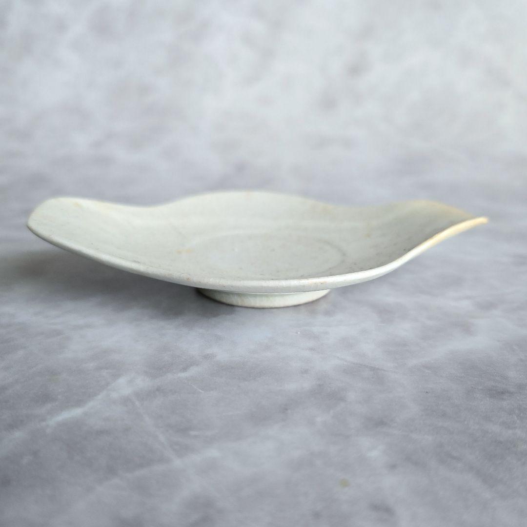 古伊万里白磁茶托江戸時代藍九谷古九谷アンティーク骨董柿右衛門白磁