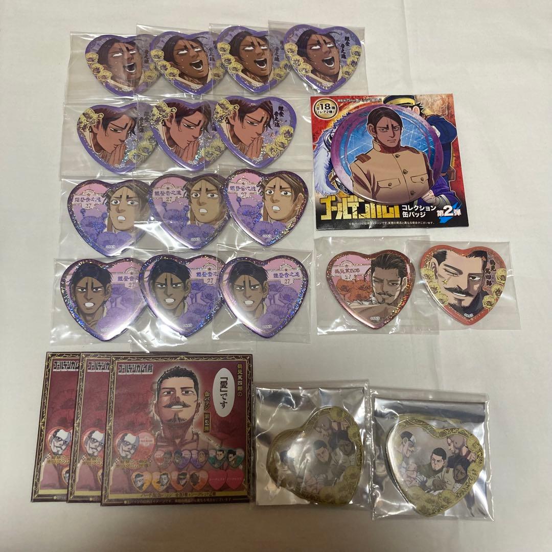 ゴールデンカムイ 愛です缶バッジ ゴールデンカムイ 金カム 鶴見篤四郎