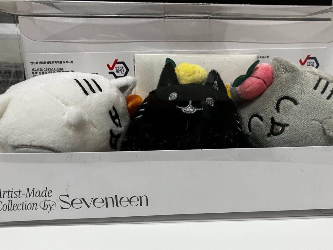 SEVENTEEN セブチ ジュン アーティストメイド ぬいぐるみ ネコ