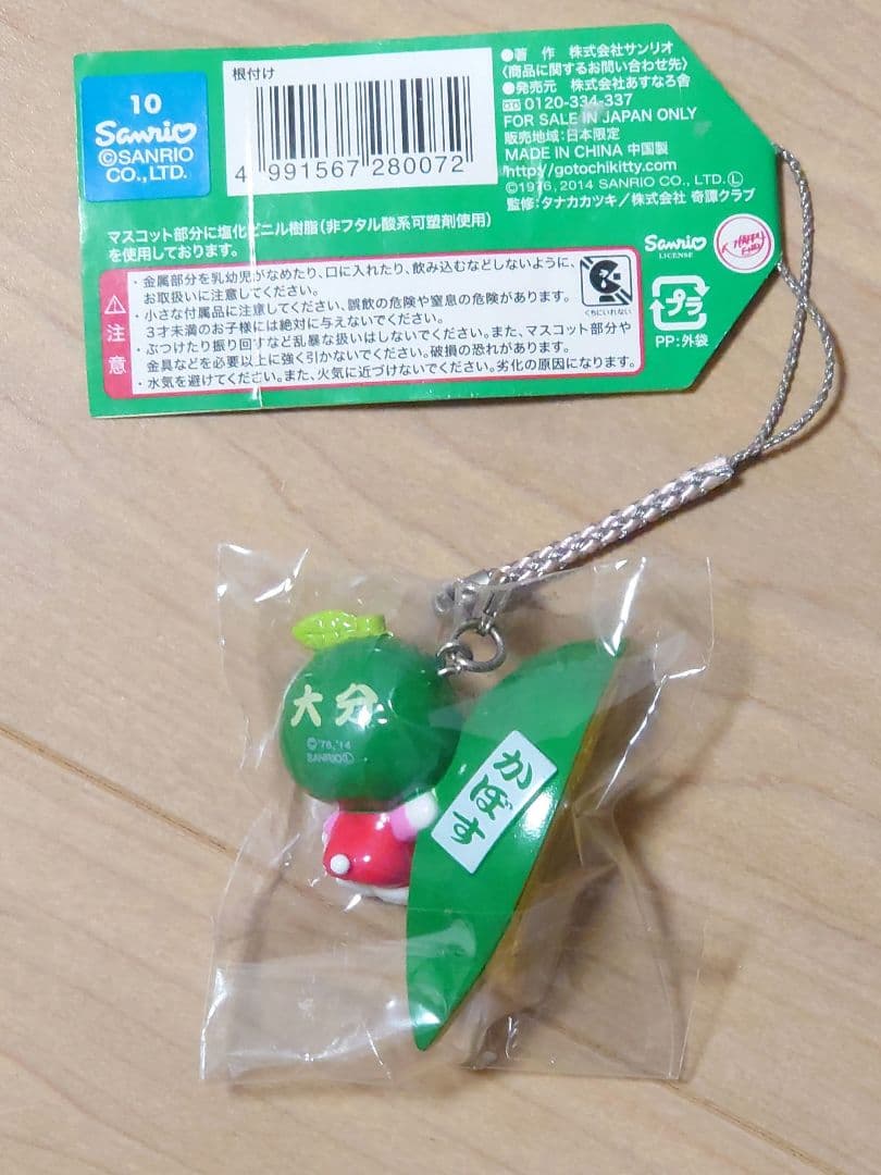 ★激レア★　大分限定　ご当地キティ　2014　コップのフチ子　カボス