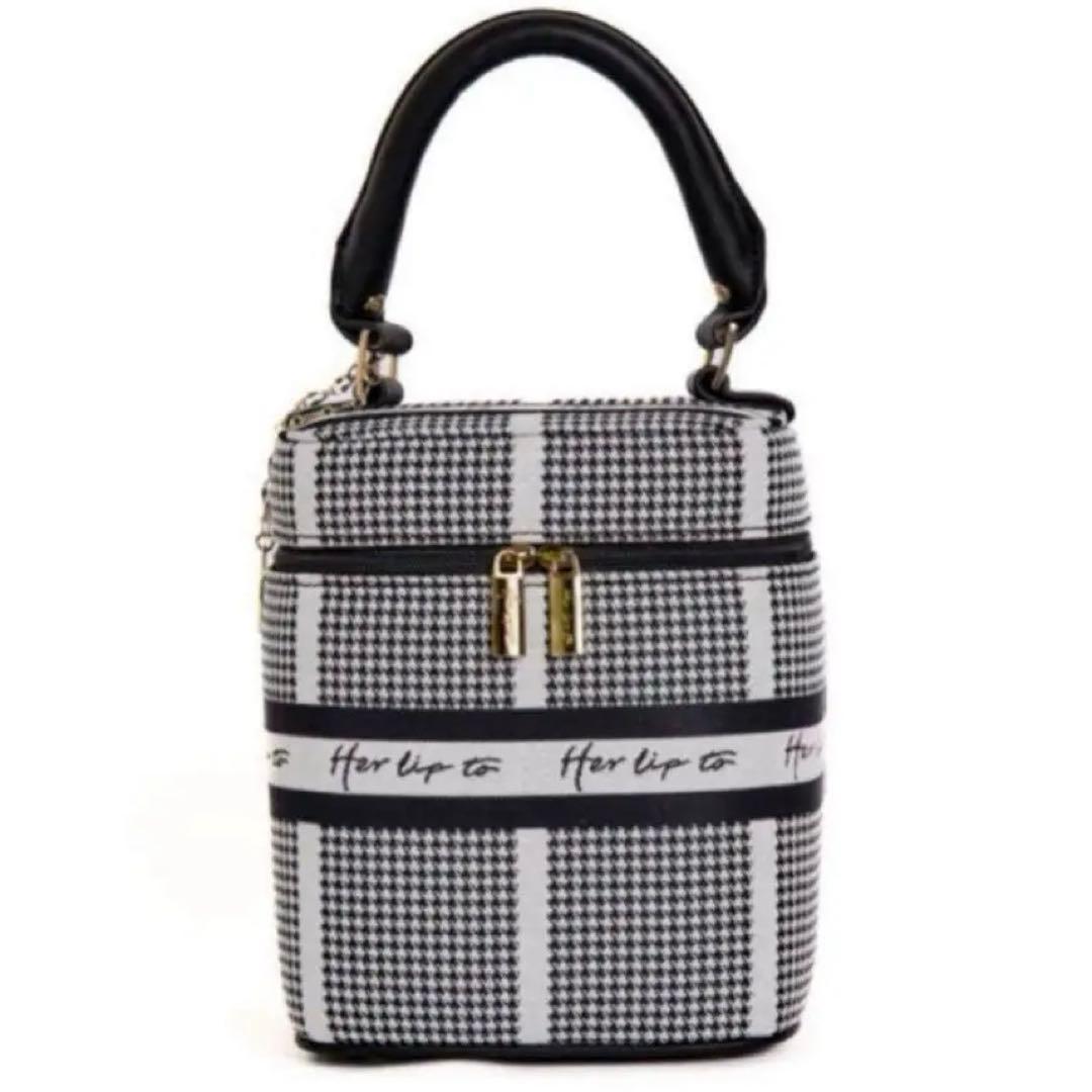 Herlipto Jacquard Vanity Bag HLT バニティバッグ