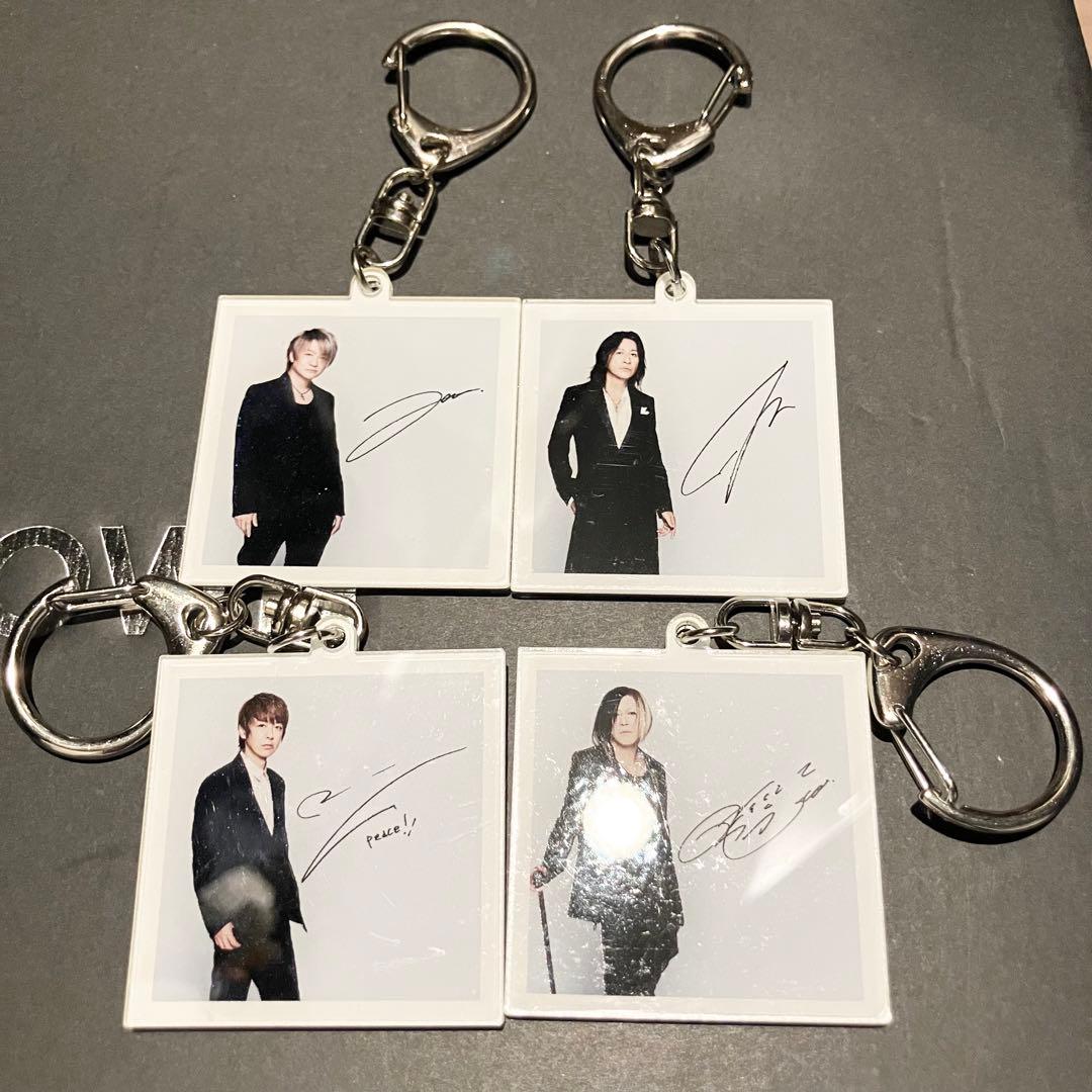 GLAY AMEXメンバーサインキーホルダー GLAY 30周年記念メンバーサイン