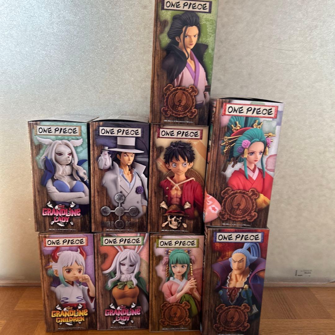 ワンピース DXF THE GRANDLINE ワノ国 9体セットまとめ売り