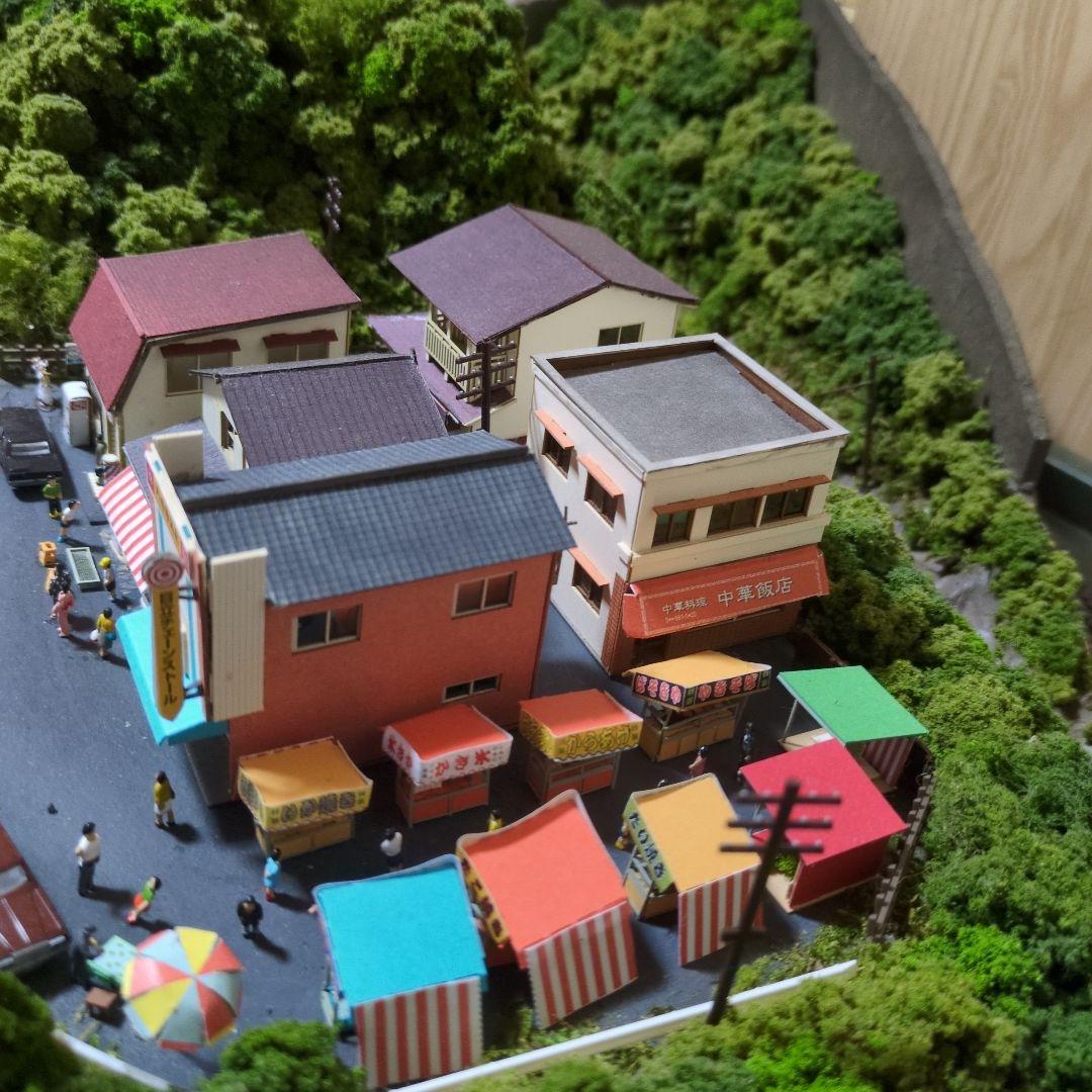 Nゲージ 鉄道模型 銚子電鉄の風景　夏祭り