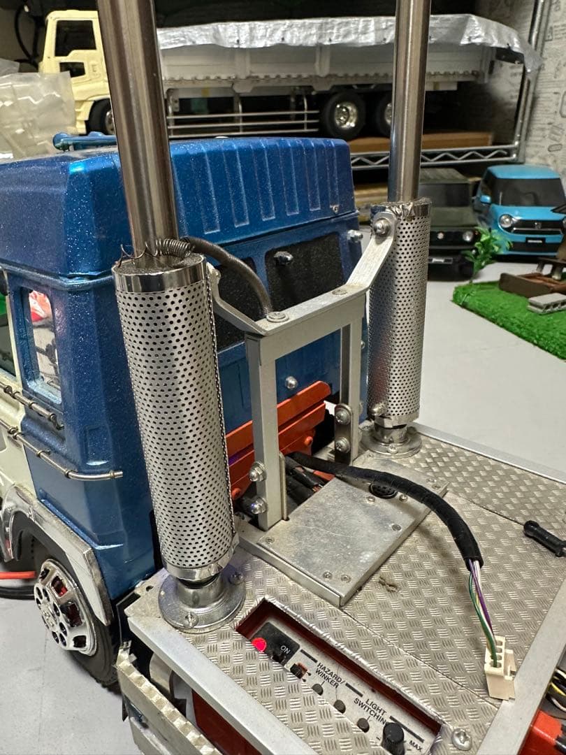 1/14 タミヤ ドルフィン　トレーラー　デコトラ　フロントマーカーリレーあり