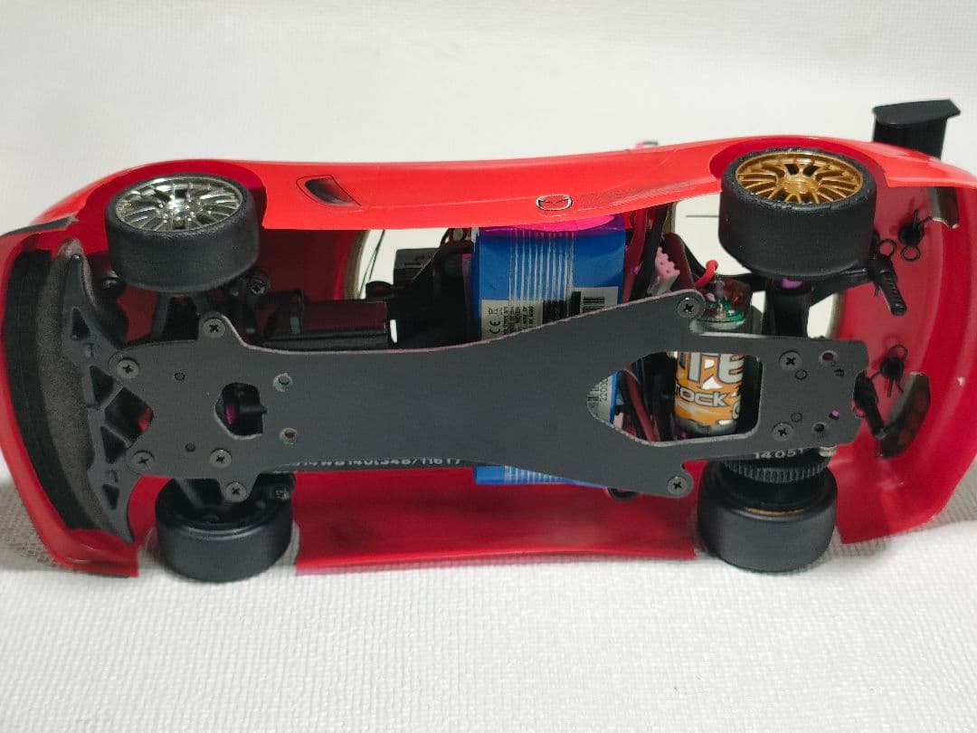 HPI マイクロRS4 1/18RCベルトドライブ4駆 メカ組込　マツダ RX7