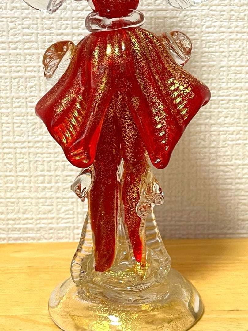 希少・美品】ベネチアンガラス フィギュリン 人形 ヴェネチアン