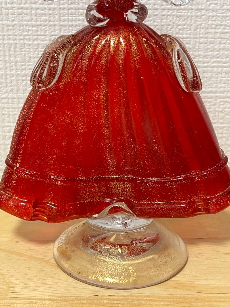 希少・美品】ベネチアンガラス フィギュリン 人形 ヴェネチアン