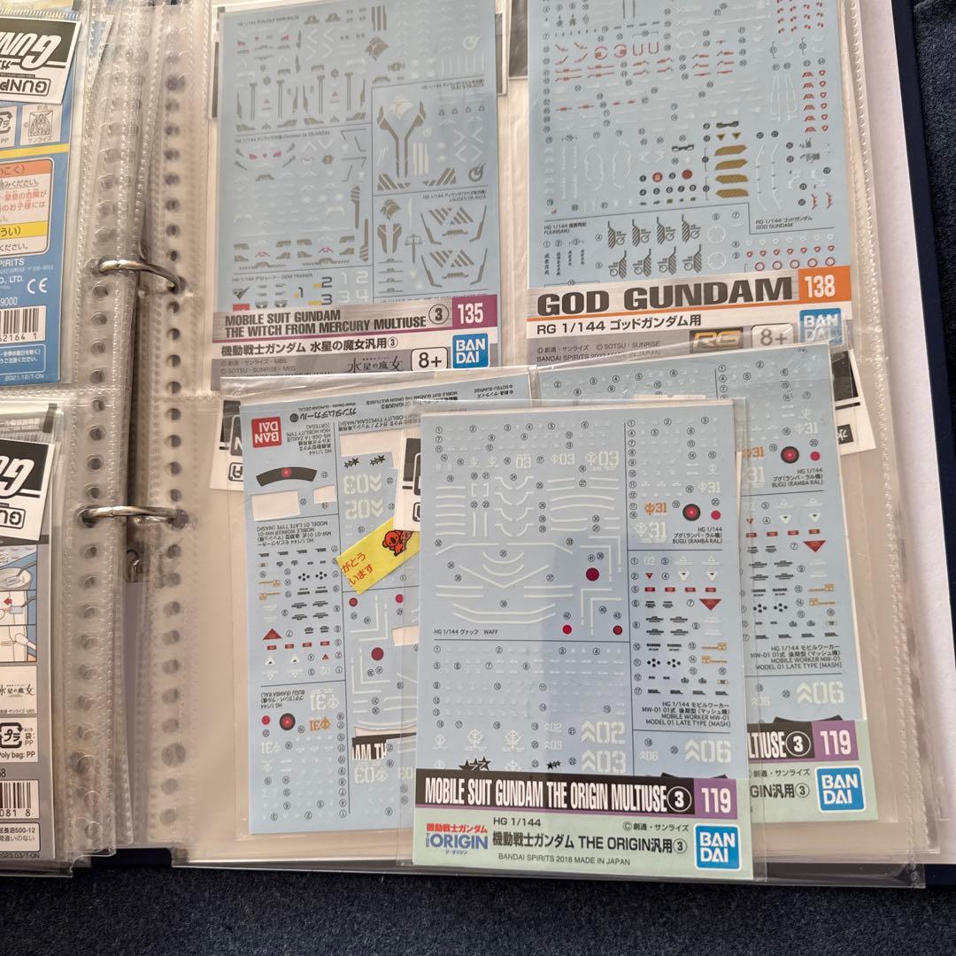 ガンプラ引退品、工具、塗料関連、水転写式デカールまとめ売り