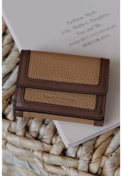 セール！【新品】ステラマッカートニー 三つ折り財布 ベージュ