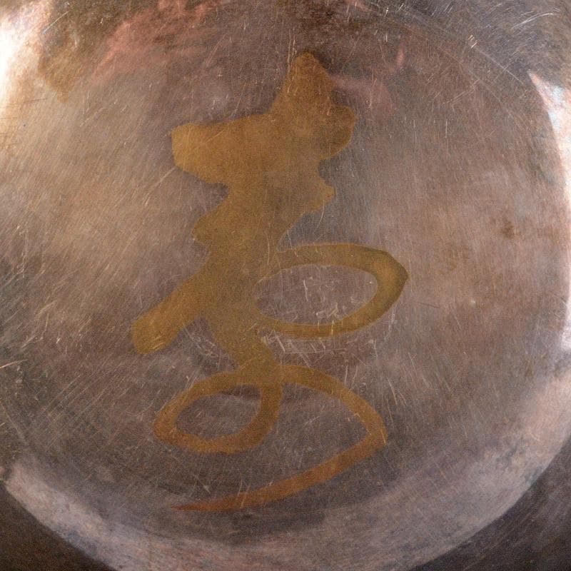 大陸様専用 永楽善五郎作 鉄絵 蜻蛉文 内銀張 盃 黒柿