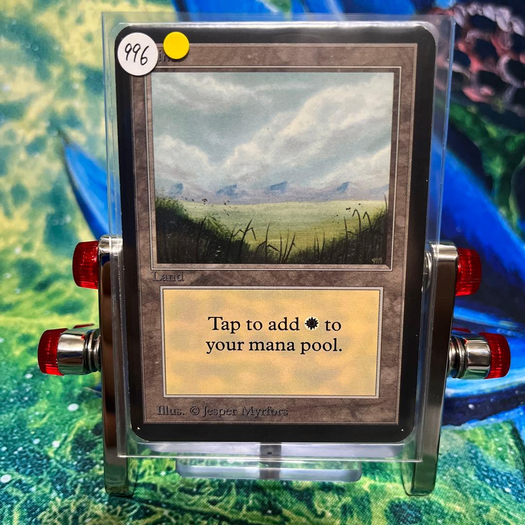 996 《平地/Plains》MTG アルファ　α [LEA] 基本土地