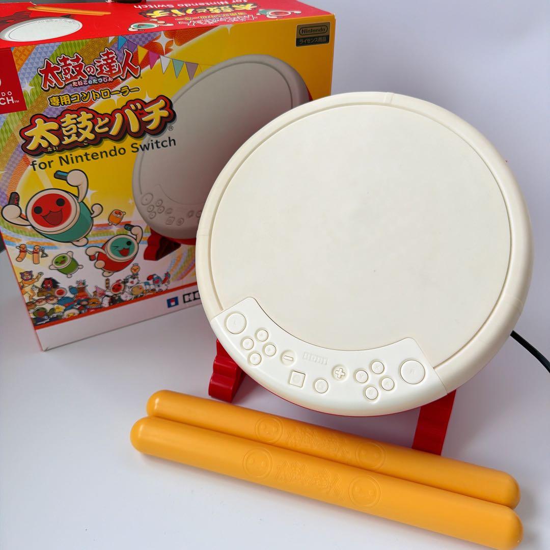 美品 太鼓の達人Nintendo Switch ば〜じょん+ 太鼓とバチ セット