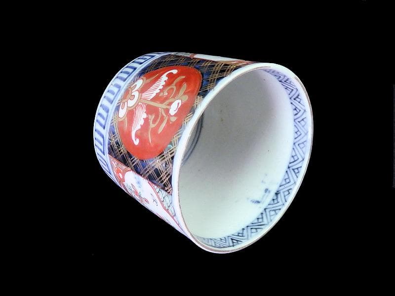 古伊万里 色絵 花に蝶の図 蕎麦猪口 B096AS-CSs - メルカリ