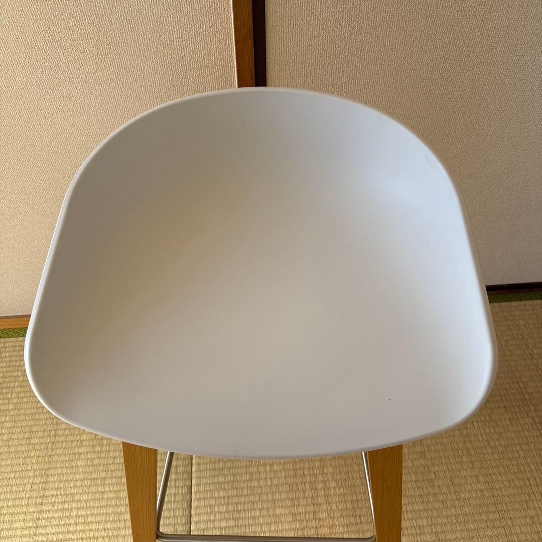 【値下げ中】HAY ヘイ　AAS32LOW WHITE 　ハイチェア