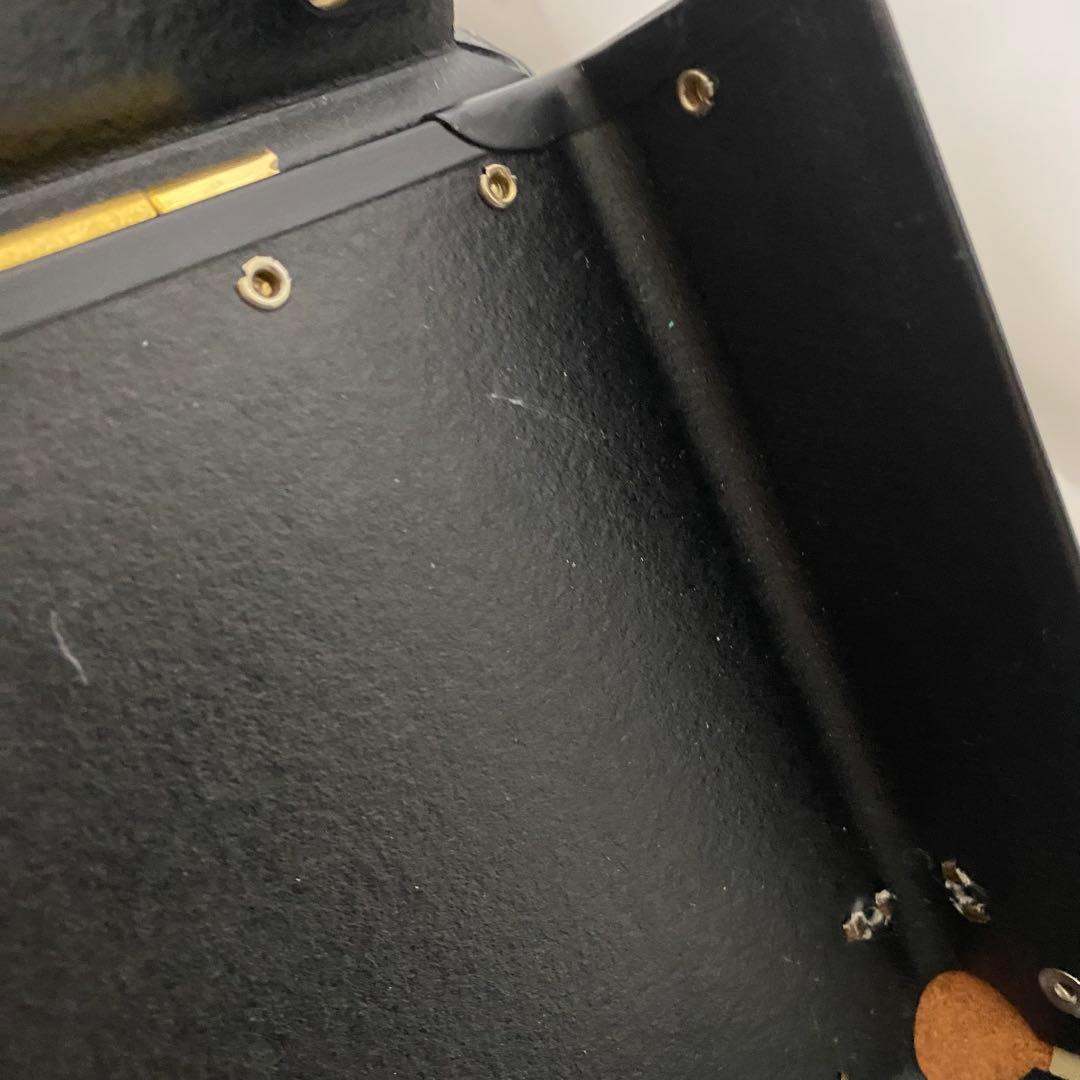 安達紙器工業 タイムボイジャー コレクションバッグ Ｍ ブラック