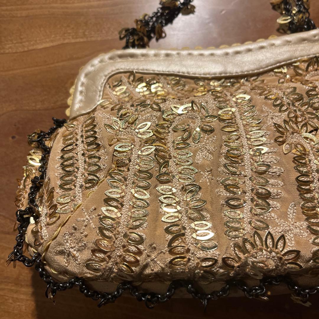 ジャマン・ピュエッシュJamin Puechパーティバッグ　パウダーピンク