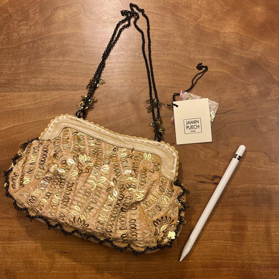 ジャマン・ピュエッシュJamin Puechパーティバッグ　パウダーピンク