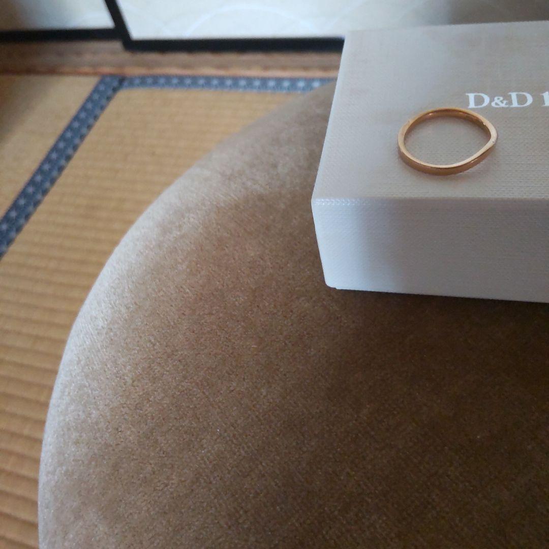 ウェ―ブ・リング750、K18男女兼用