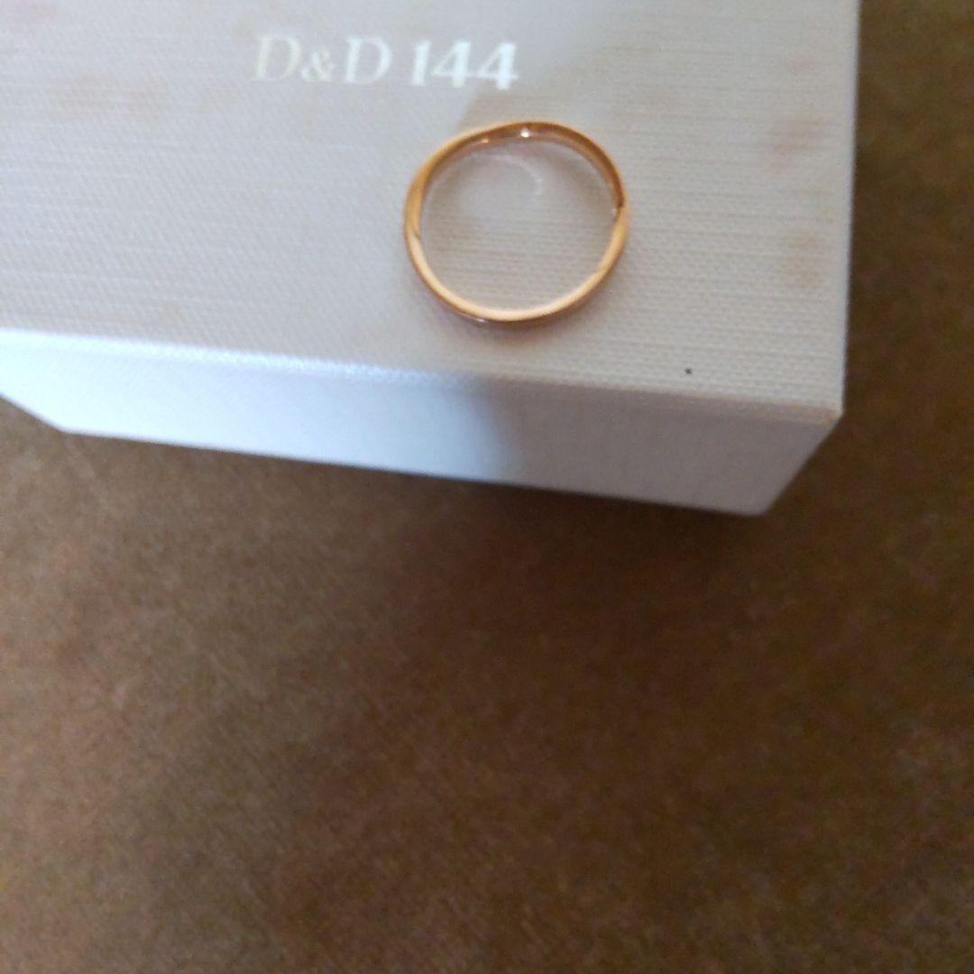 ウェ―ブ・リング750、K18男女兼用