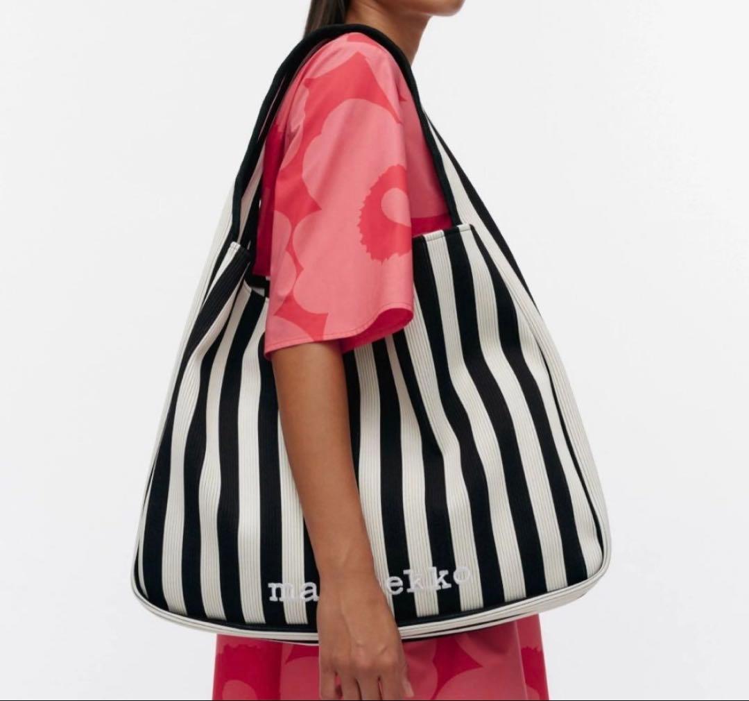 新品 マリメッコ Knitted Bag Large Merirosvo
