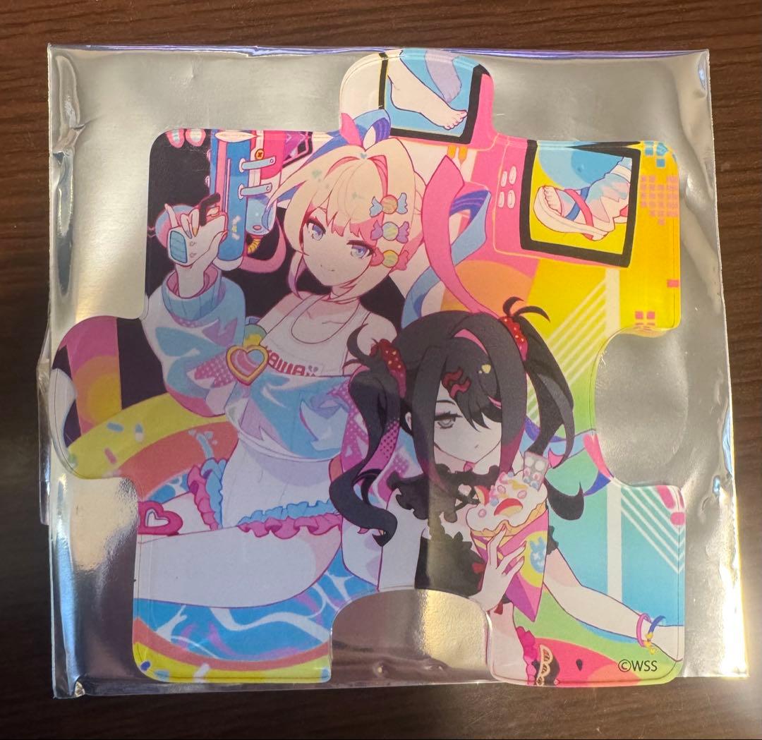 ニディガ パズル型アクリルコースター 超てんちゃん あめちゃん