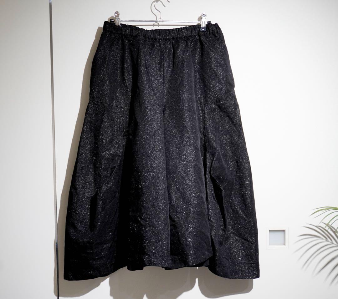 コムコム ポリ縮 ラメショーツ 21ss