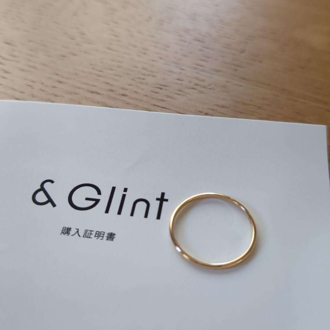 & Glint 18Kスキニーリング　ピンキー