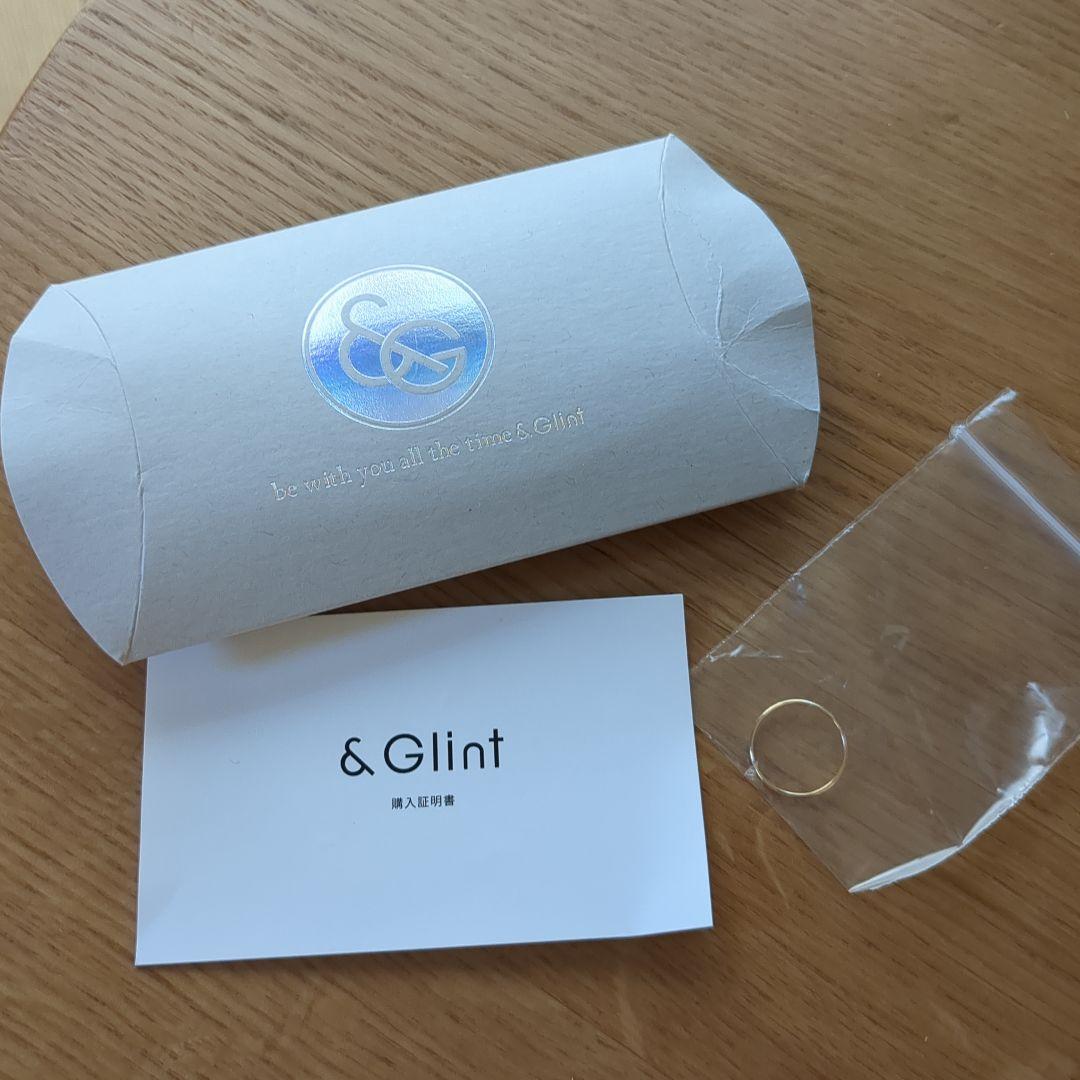& Glint 18Kスキニーリング　ピンキー