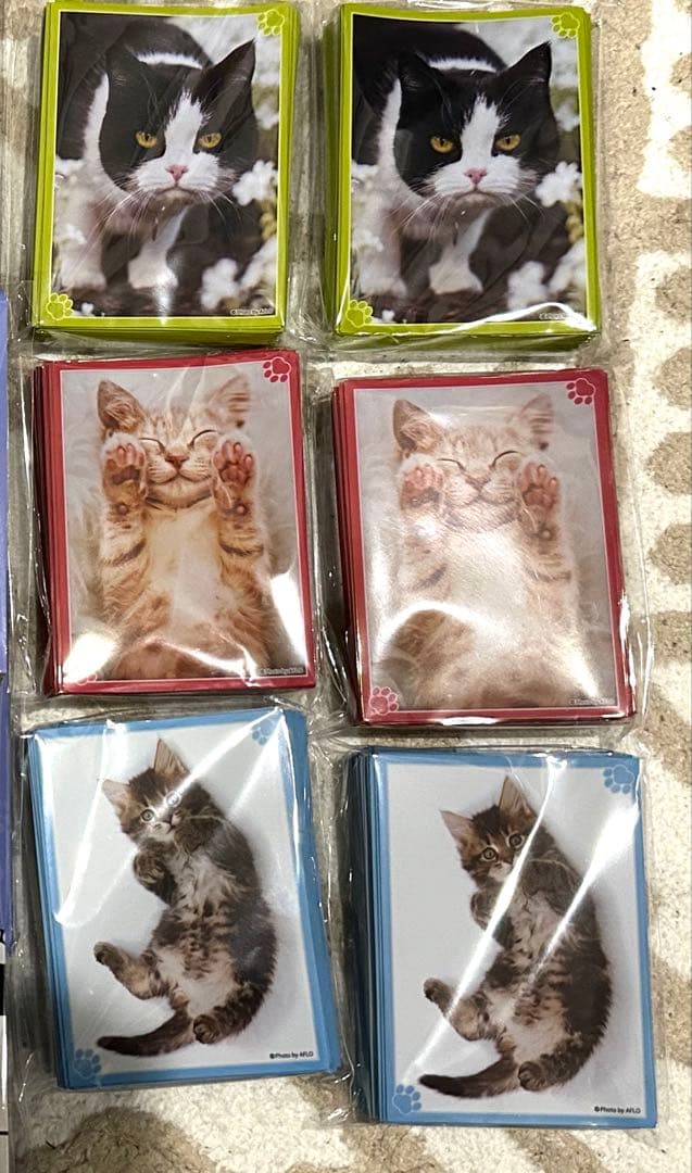 ブロッコリートレカアイテムくじEX 猫これくしょん E賞 スリーブ