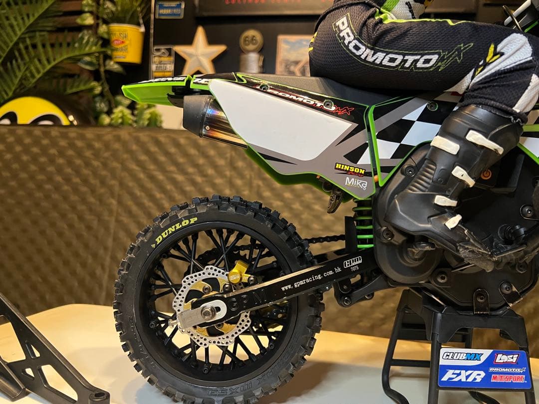 losi promoto mx バイクラジコン★op多数カスタム新品タイヤ外装♫