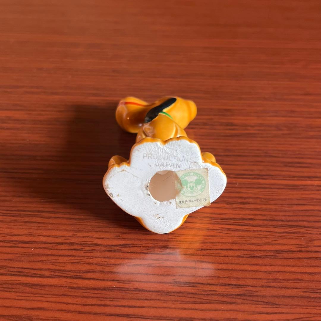 ヴィンテージ ディズニー プルート 陶器 置物 東京ディズニーランド 日本製
