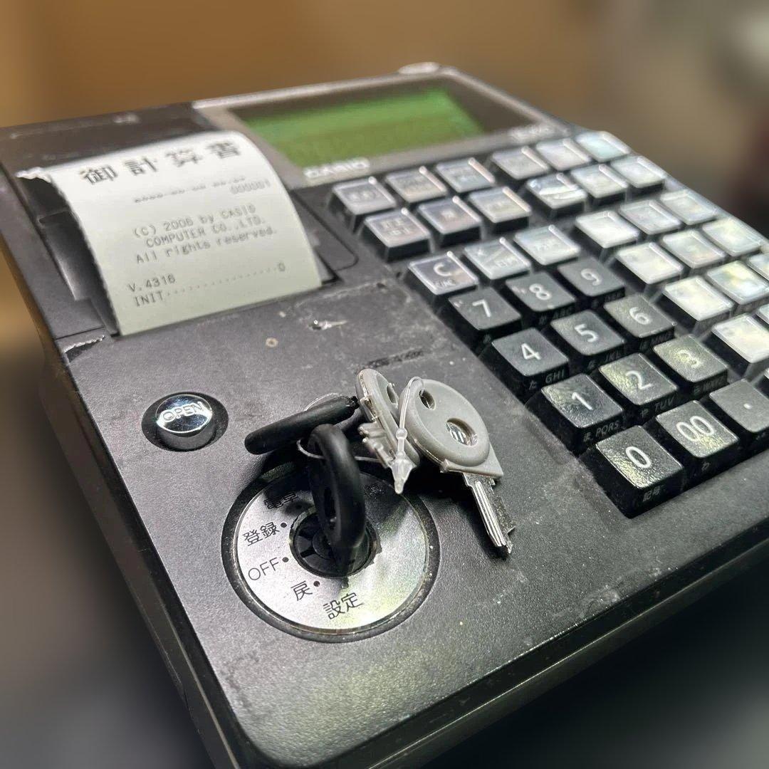 カシオレジスター 106ER 簡単便利特殊 送料込 000550