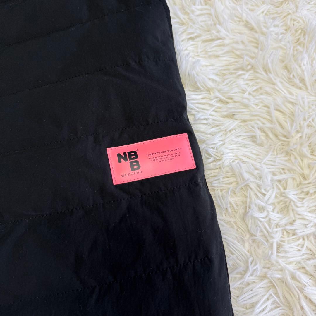 【nbb weekend】極美品 ダウンパンツ ブラック 1サイズ レディース