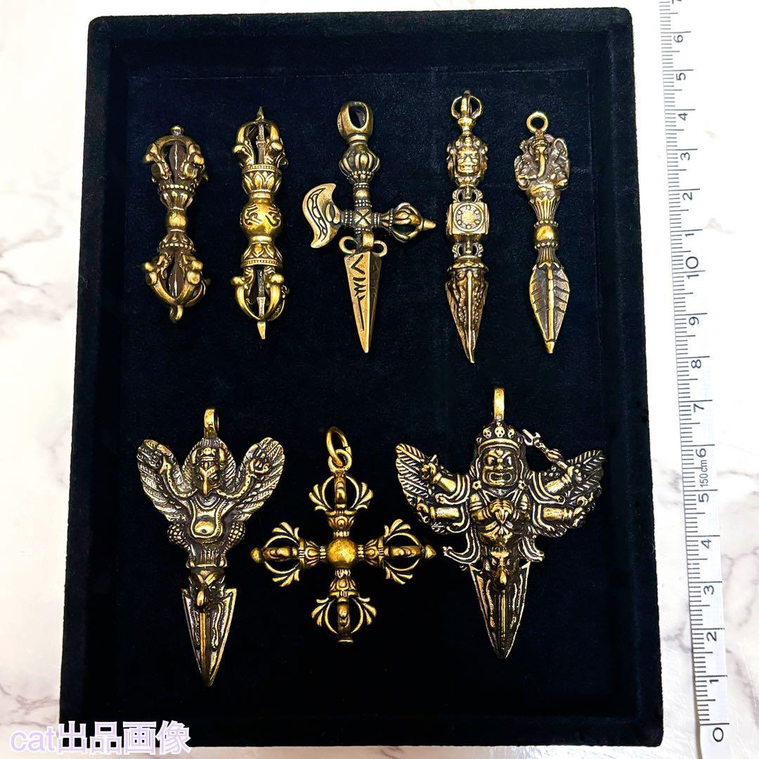 チベット密教法具 五鈷杵 バジュラ カツマ 独鈷杵 カルタリ プルパ