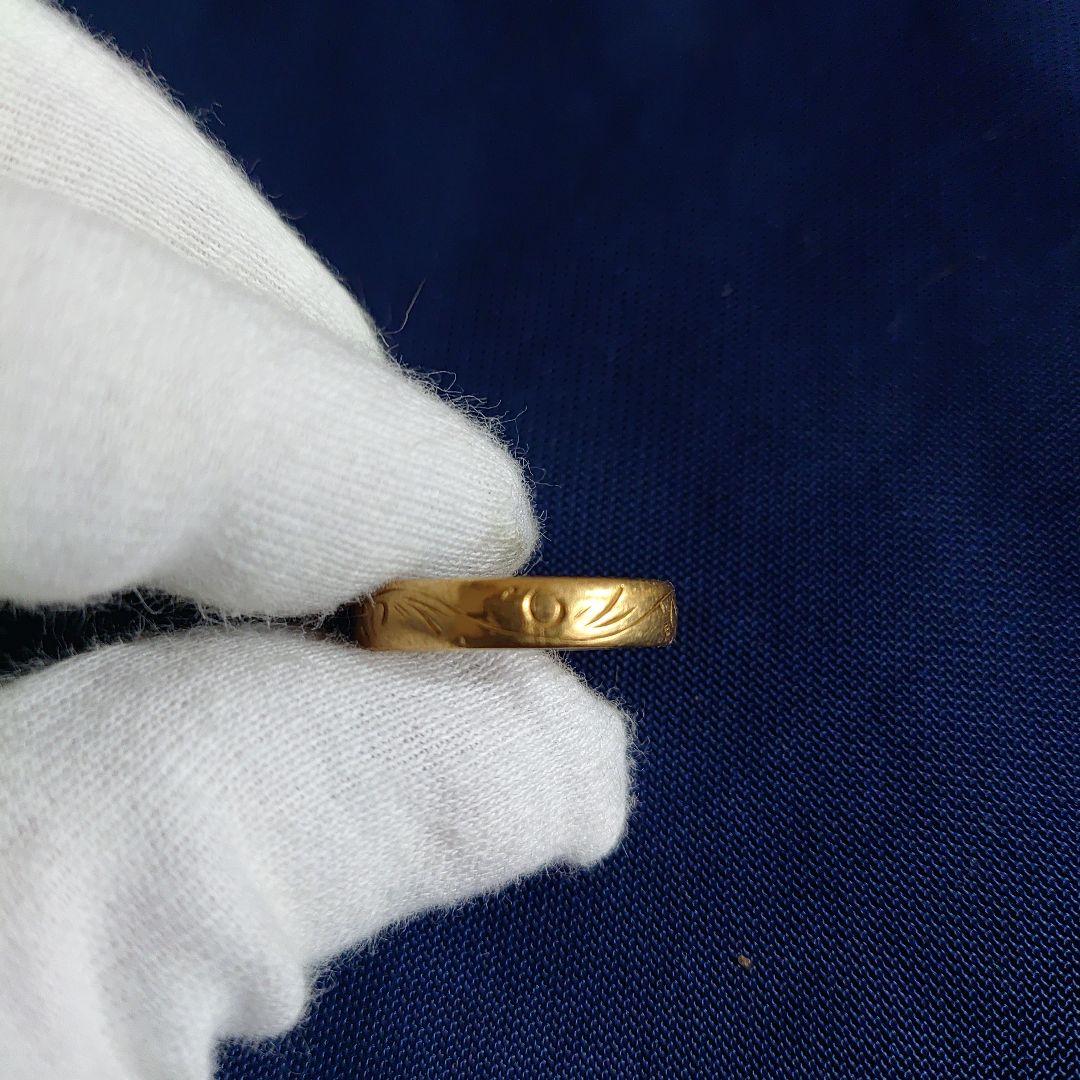 【もみじ】鑑定済K18/750 造幣局マーク　18金指輪/リング