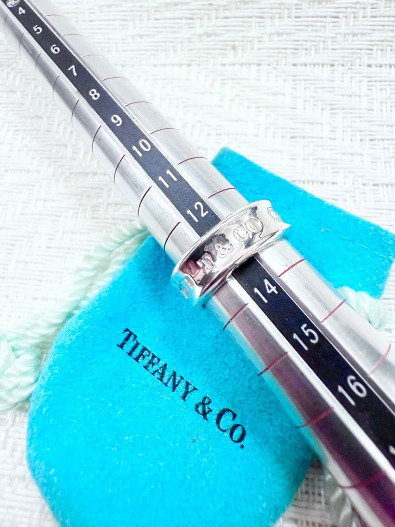ティファニー　ナローリング　指輪　13号　研磨済み　1837 TIFFANY