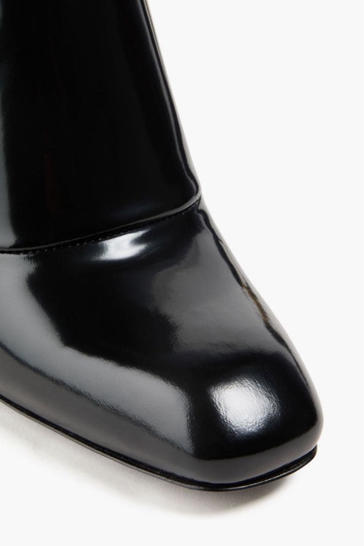 DRIES VAN NOTEN グロスレザー ミュール 24.0㎝