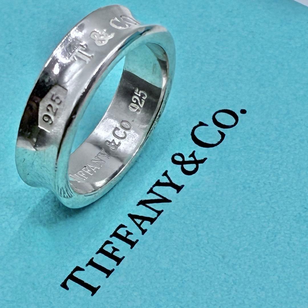 【希少サイズ】ティファニー 19.5号 ナローリング シルバー 大きめ 指輪