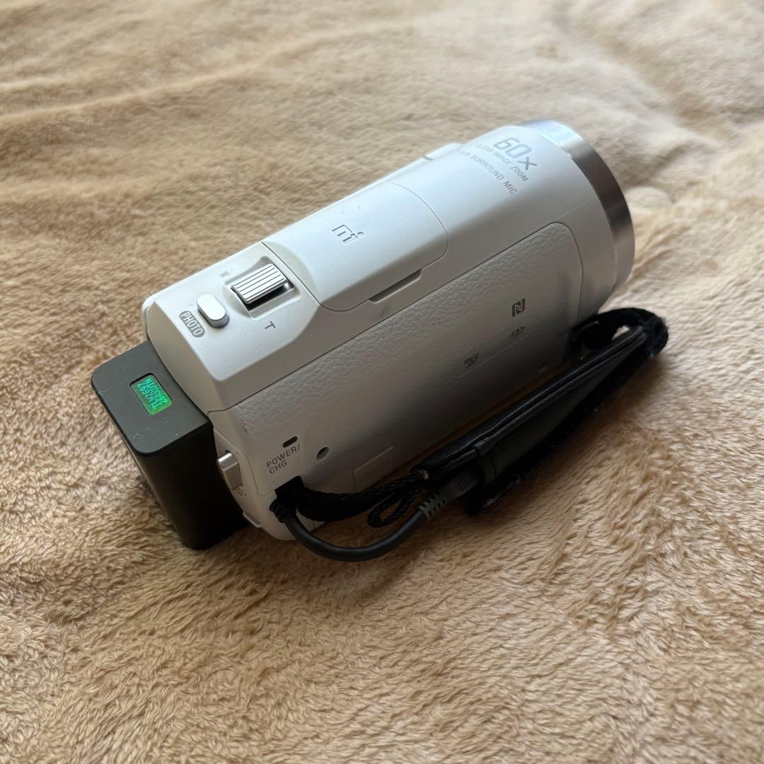 SONY HDR-CX680 ホワイト 60倍ズーム