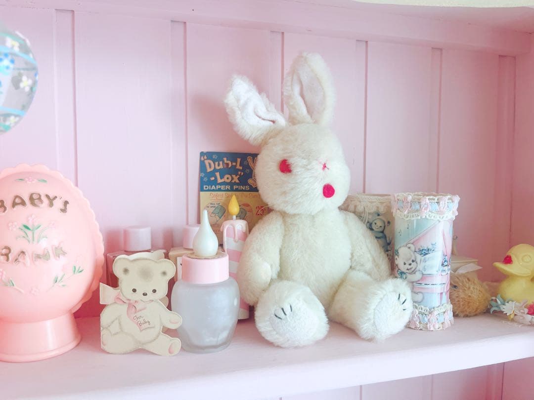 ヴィンテージ ぺろりん バニー ぬいぐるみ