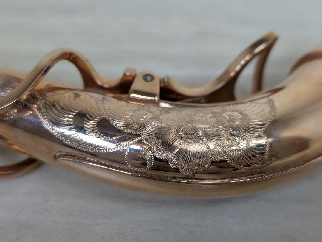 サックス　ネック　SOLID　SILVER　GOLD.P　ゴールドピンク　パーツ