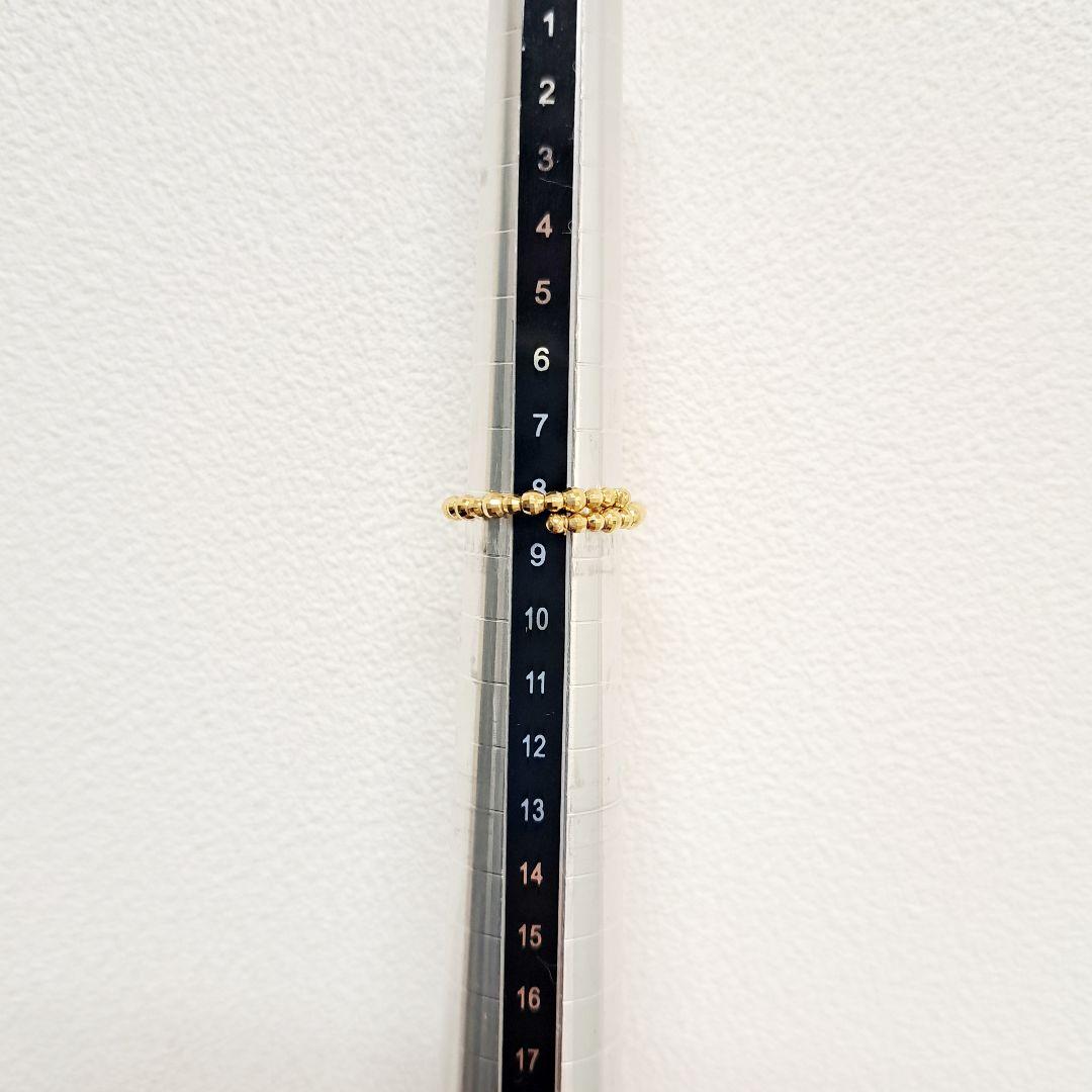 K18 ミラーボール フリーリング