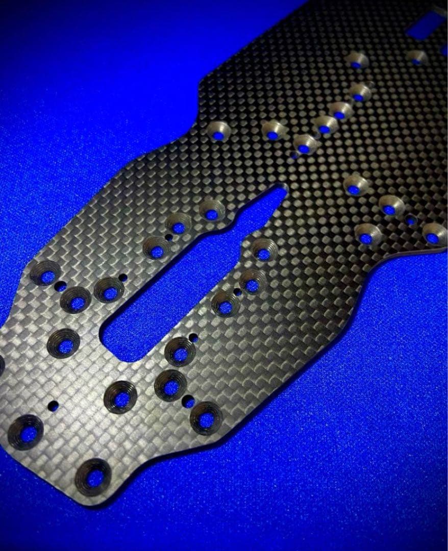 XRAY X4 用　マット仕様　カーボンシャーシ　RC 　蕨山Carbon