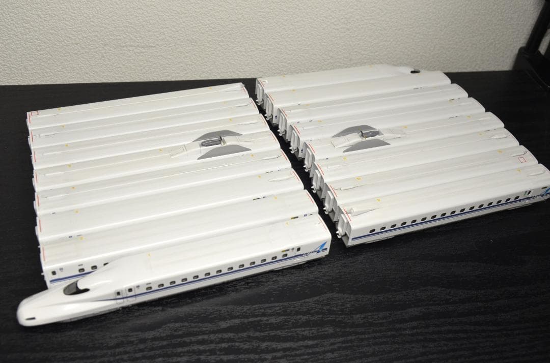 【軽加工品】KATO N700A 東海道新幹線 16両フルセット 自作室内灯付き