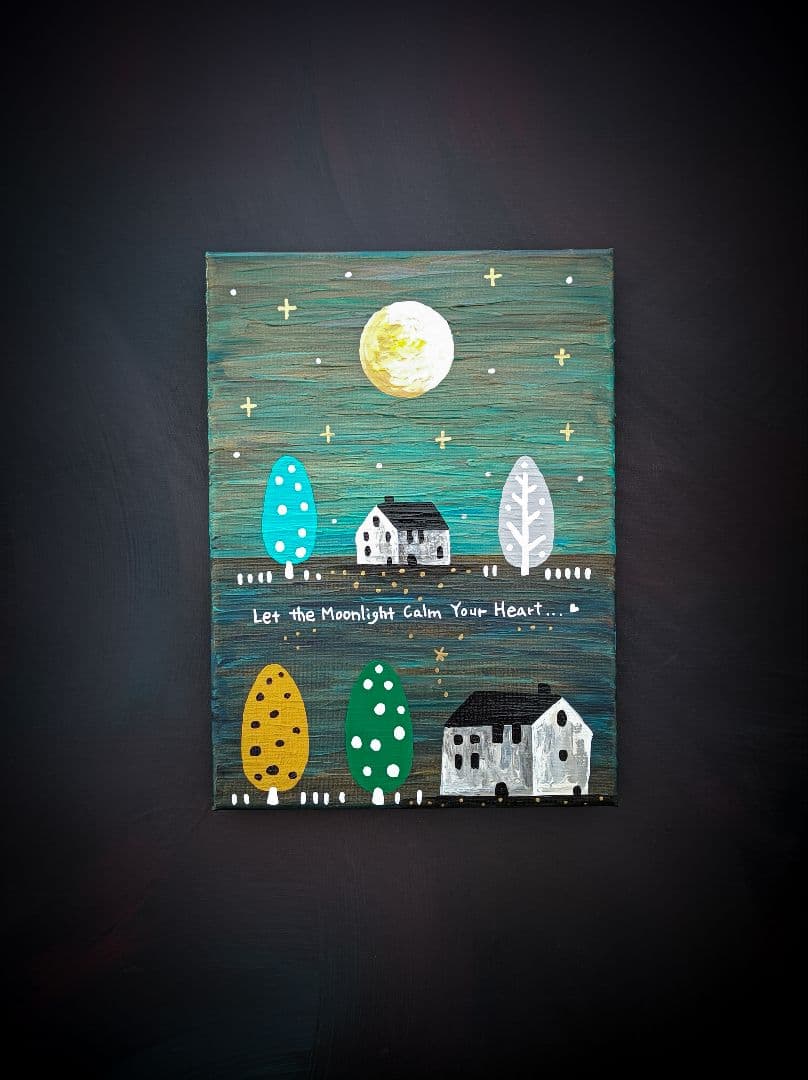 ✿月野乃亜 Unique作品 F4／333×242mm 現代アート