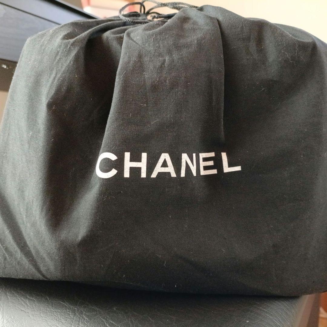 【ヴィンテージ】未使用CHANEL キャビンスキン ショルダー可能バニティバッグ