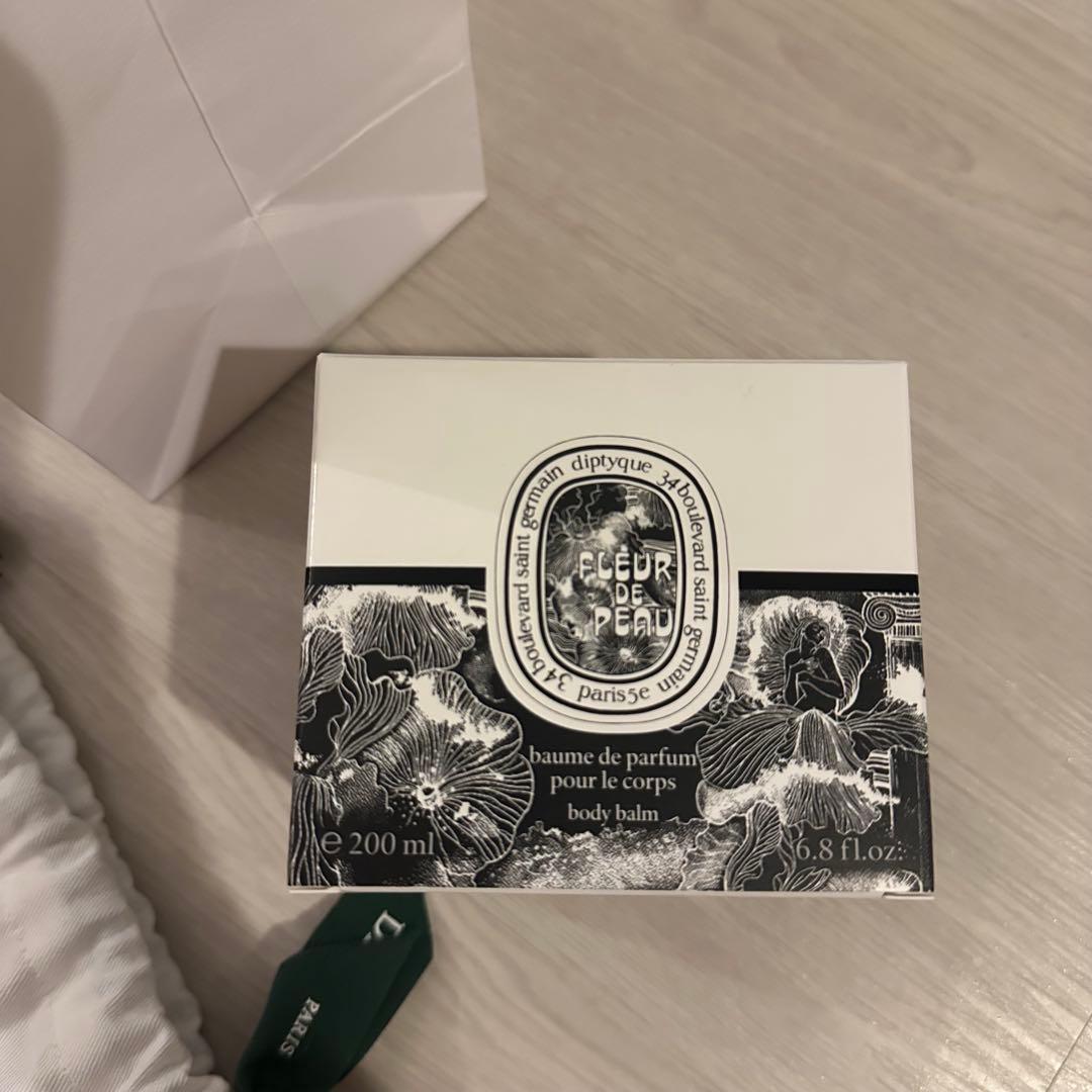 新品未開封 diptyque ボディーバーム フルールドゥーポー